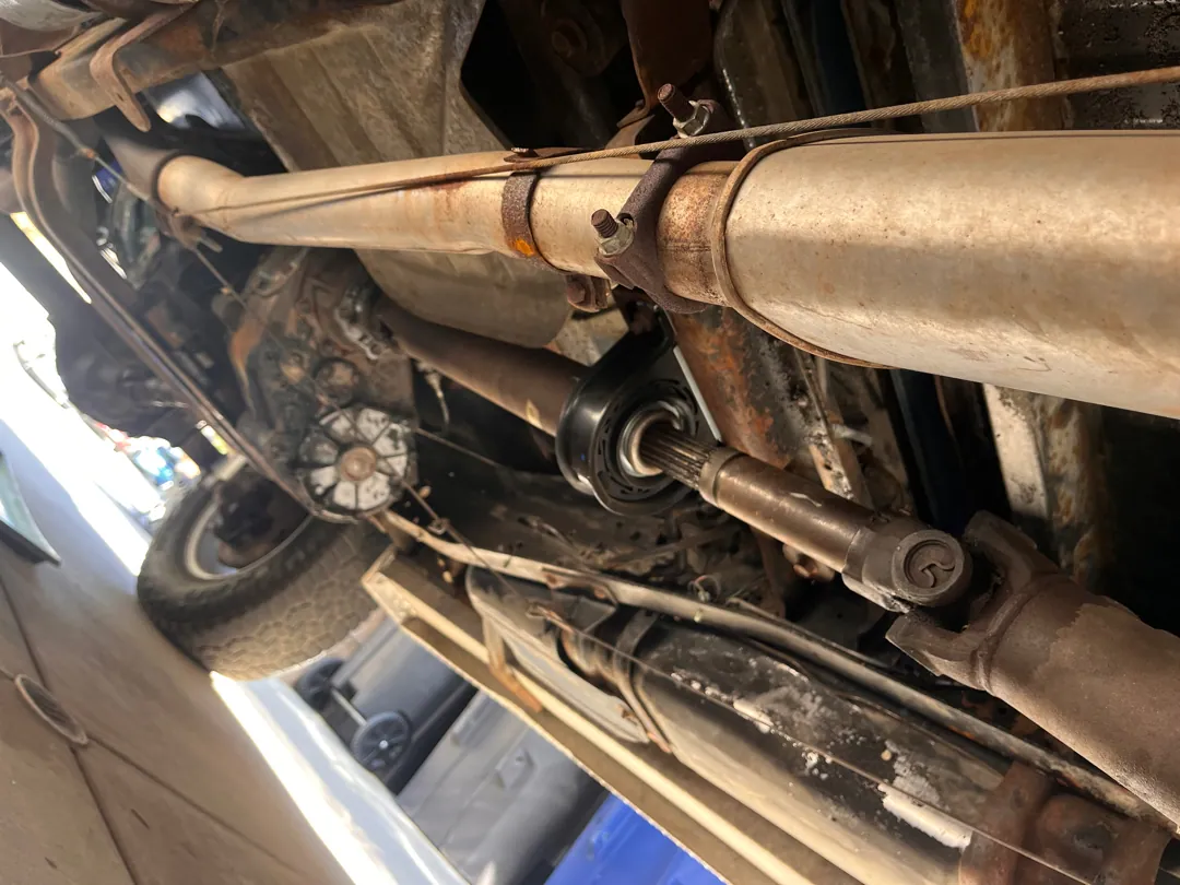Driveshaft and center bearing checked on a pre-purchase inspection — Riverside, CA