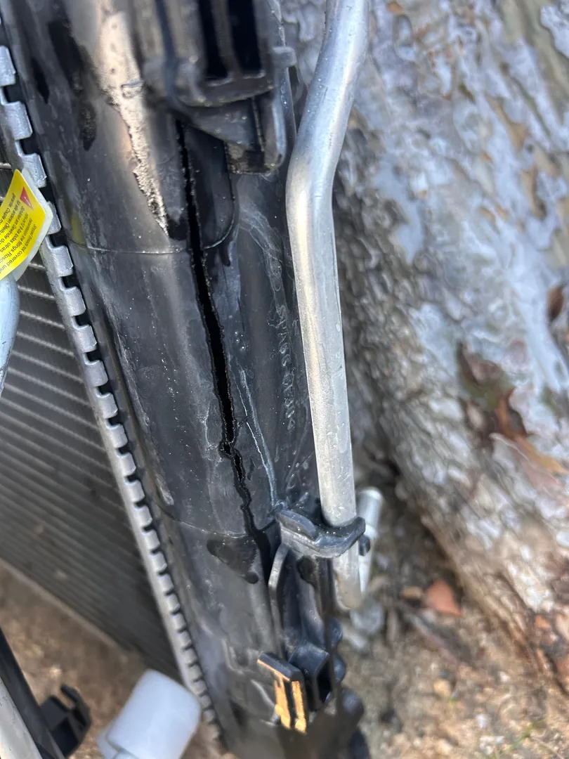Radiator core up close — Riverside, CA