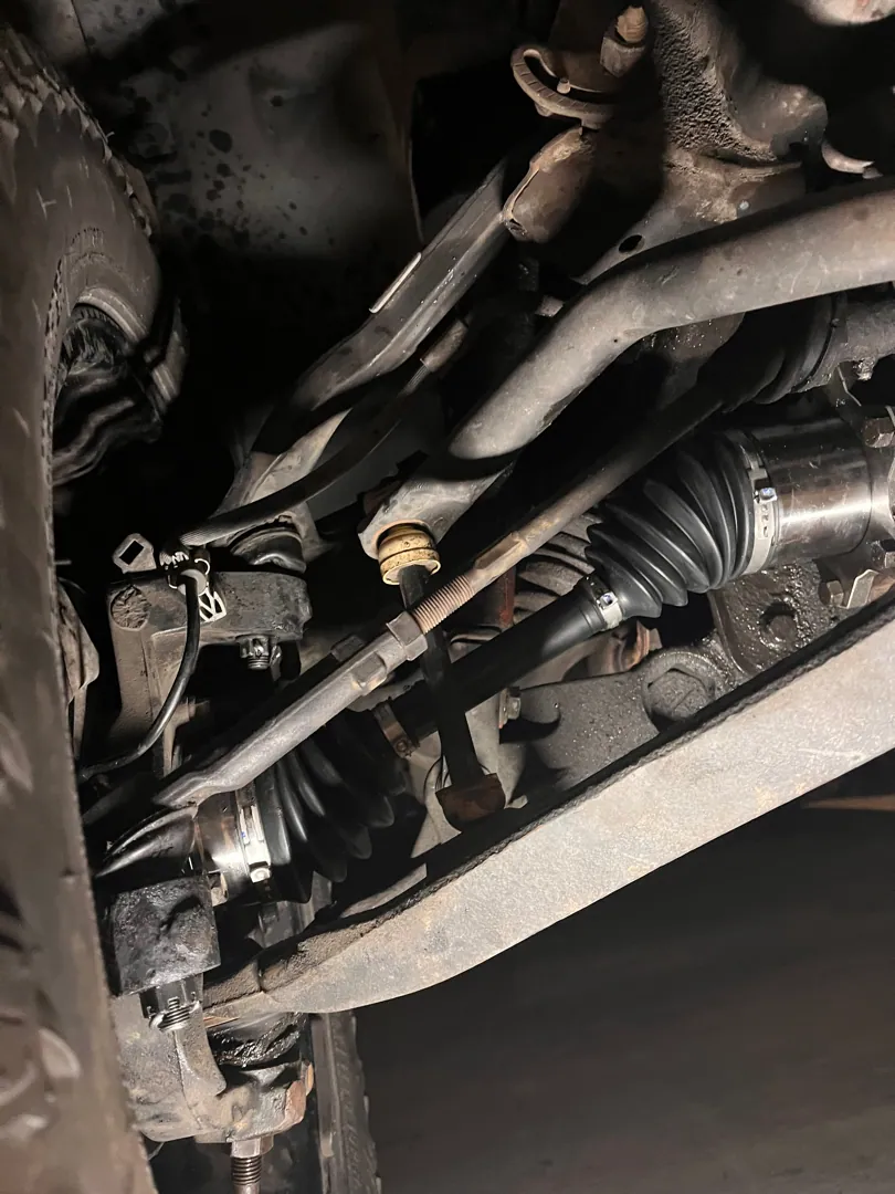 Suspension and axle from below on the same Moreno Valley visit — Moreno Valley, CA